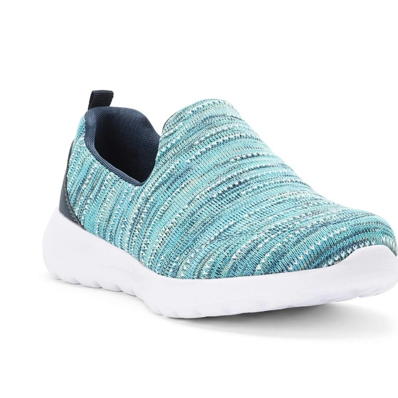 Women’s Athletic Works Knit Slip On Shoe Sneakers - Picture 1 of 6
